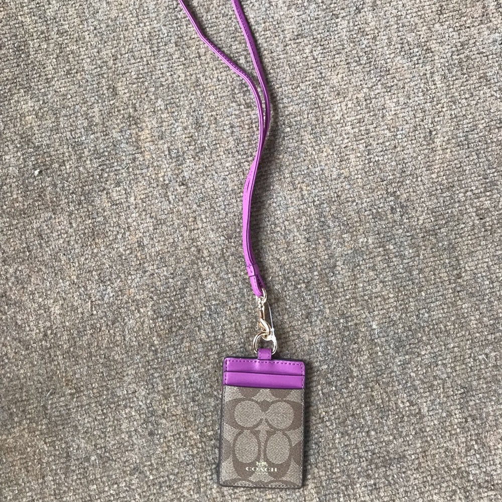 NWT Coach Card holder